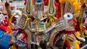 Junkanoo festival celebration in Coconut Grove, Miami.